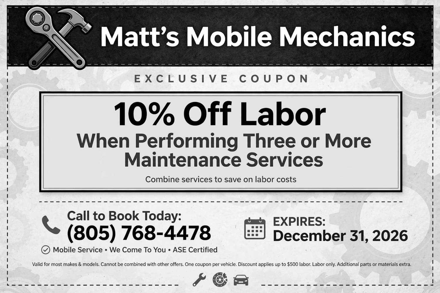 Matt’s Mobile Mechanics in Woodland Hills